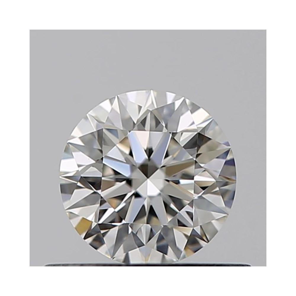 0.45 Carat Round Loose Diamond, H, VVS1, Super Ideal, GIA Certified