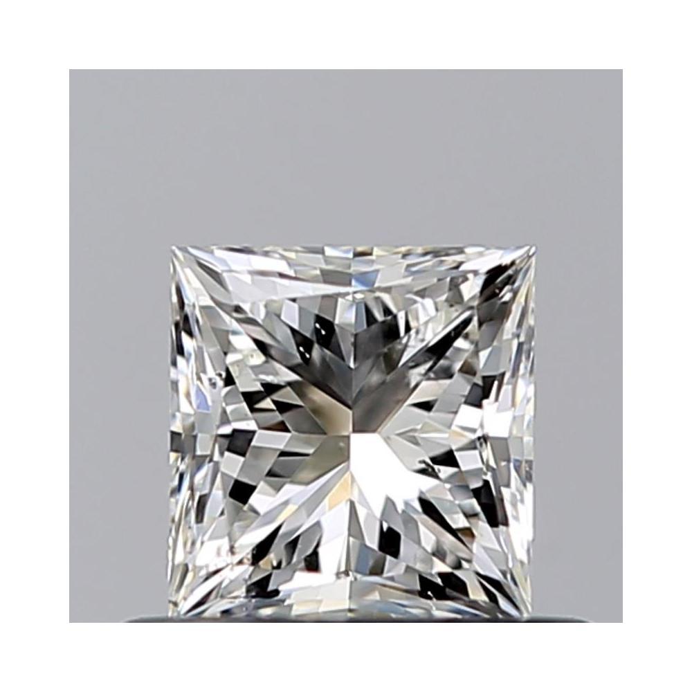 0.51 Carat Princess Loose Diamond, I, SI1, Excellent, GIA Certified | Thumbnail