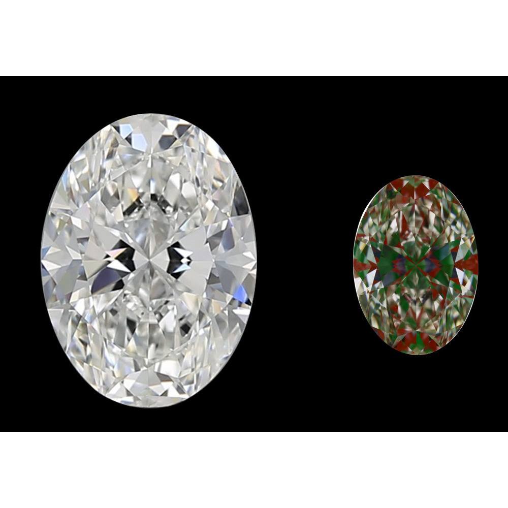 0.90 Carat Oval Loose Diamond, H, VS1, Super Ideal, GIA Certified