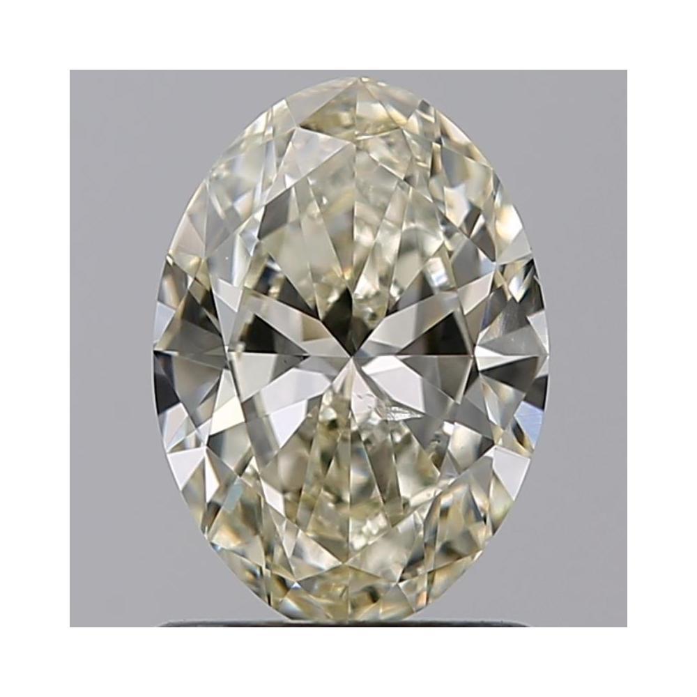 1.00 Carat Oval Loose Diamond, L, SI1, Ideal, GIA Certified
