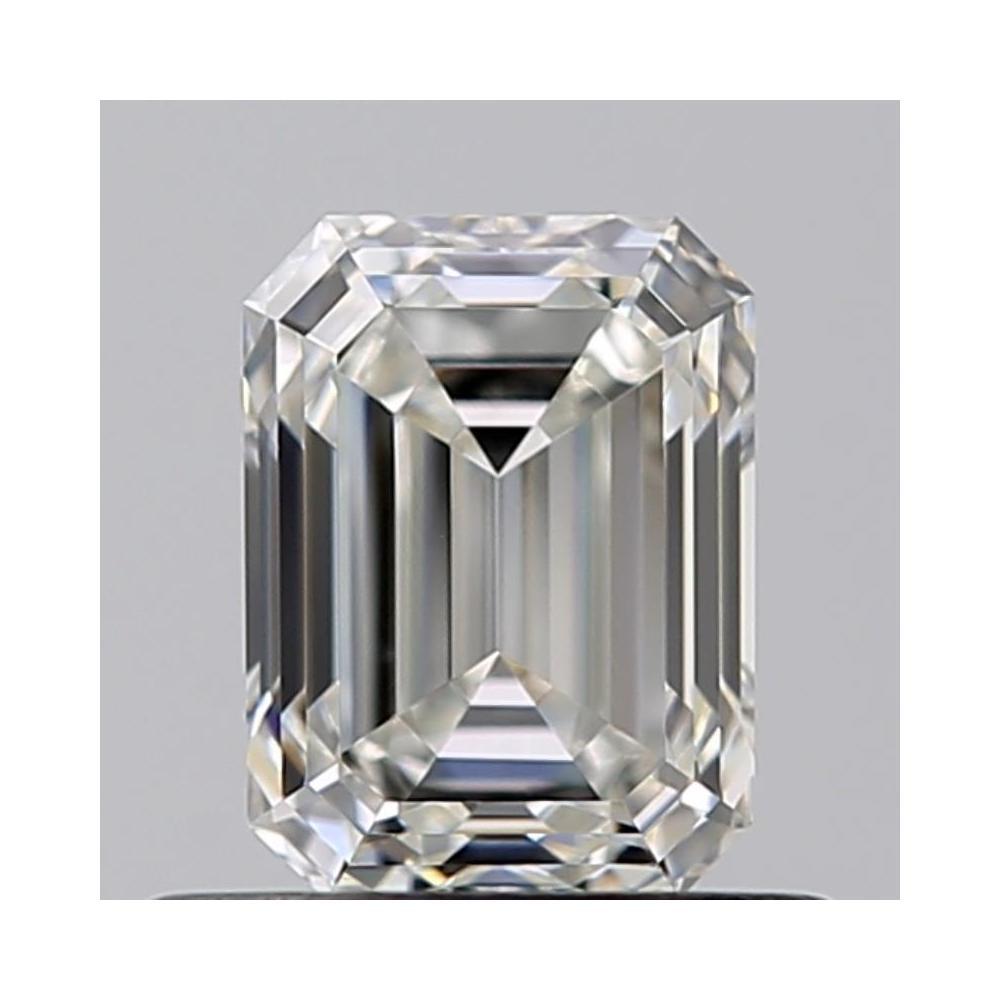 0.50 Carat Emerald Loose Diamond, G, IF, Ideal, GIA Certified | Thumbnail