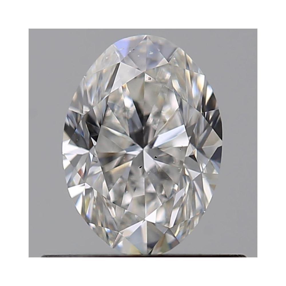 0.51 Carat Oval Loose Diamond, D, VS2, Excellent, GIA Certified | Thumbnail
