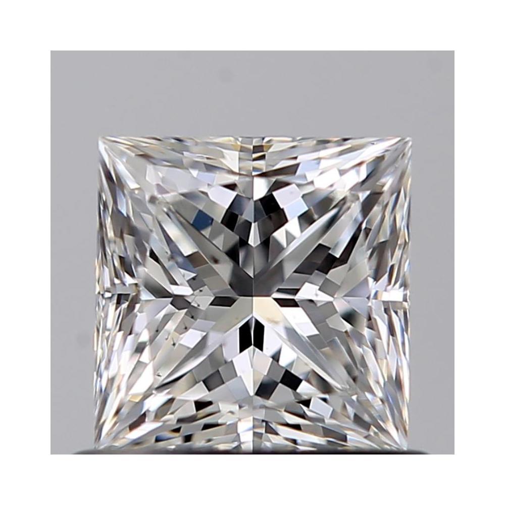 0.70 Carat Princess Loose Diamond, E, VS2, Ideal, GIA Certified