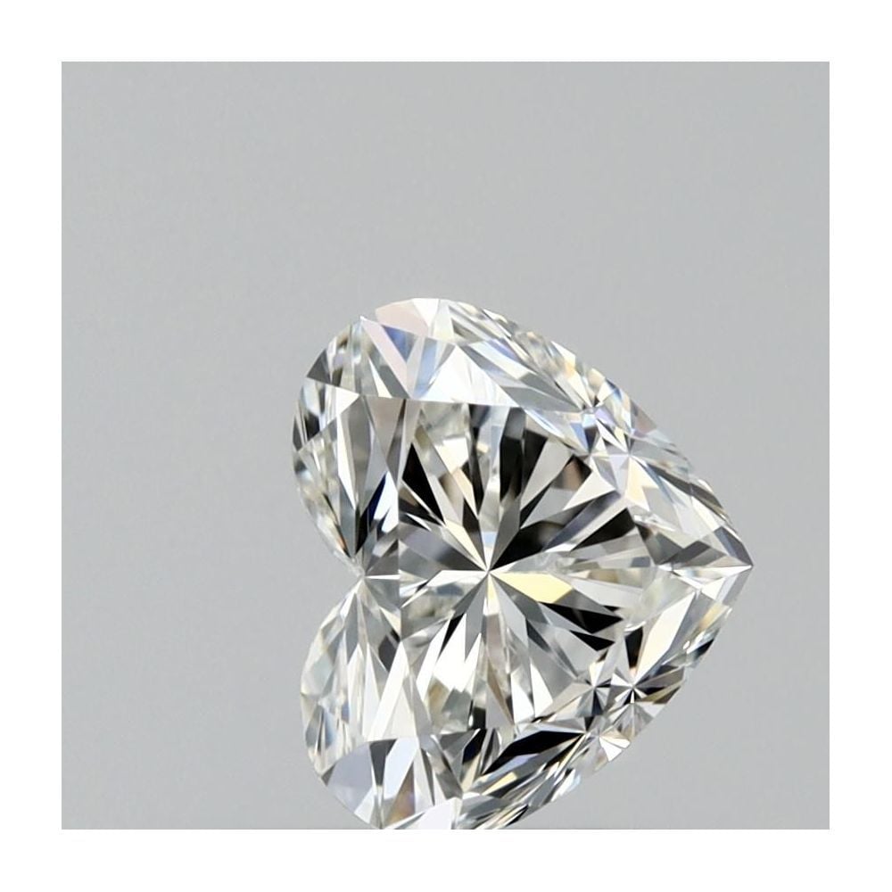 0.50 Carat Heart Loose Diamond, H, IF, Super Ideal, GIA Certified