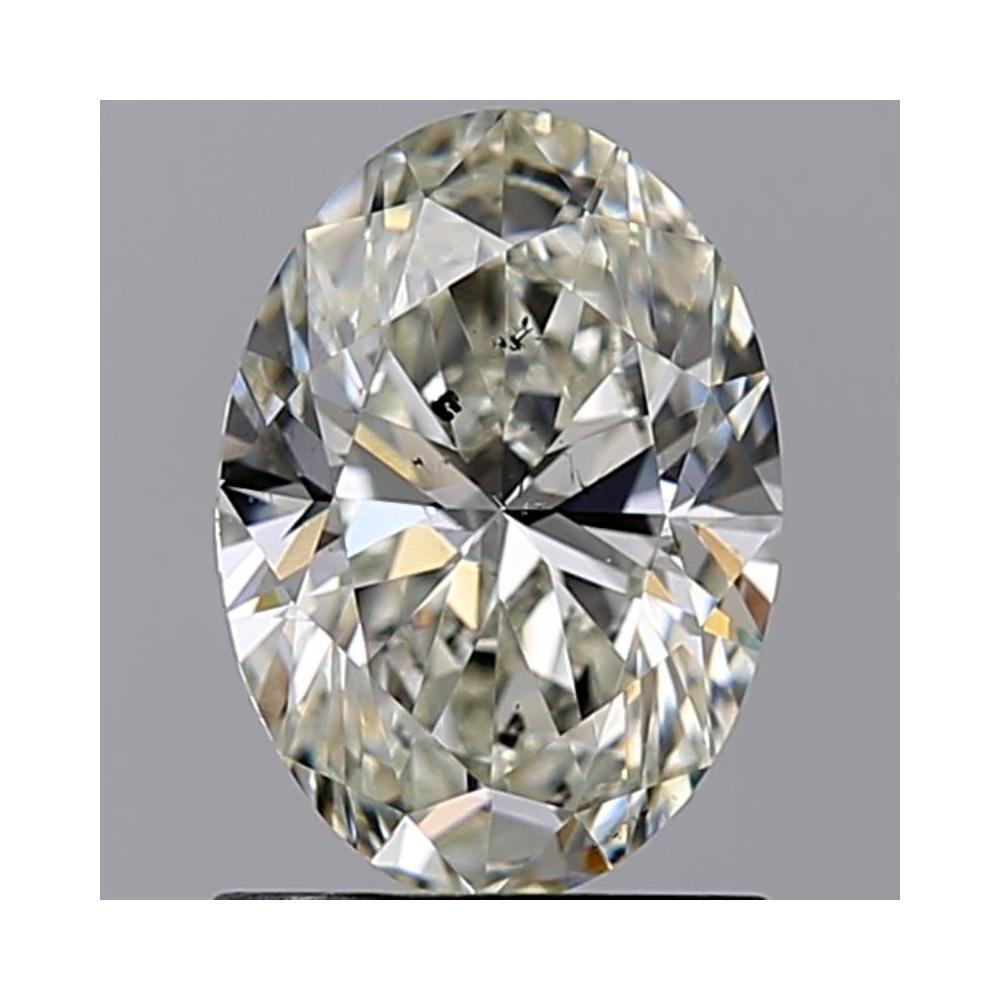1.01 Carat Oval Loose Diamond, J, SI1, Ideal, GIA Certified | Thumbnail
