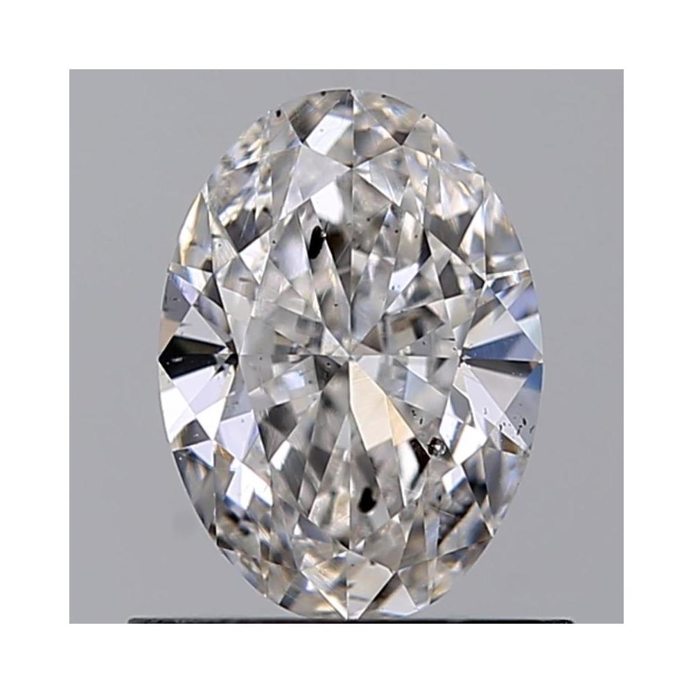 0.73 Carat Oval Loose Diamond, F, SI2, Excellent, GIA Certified