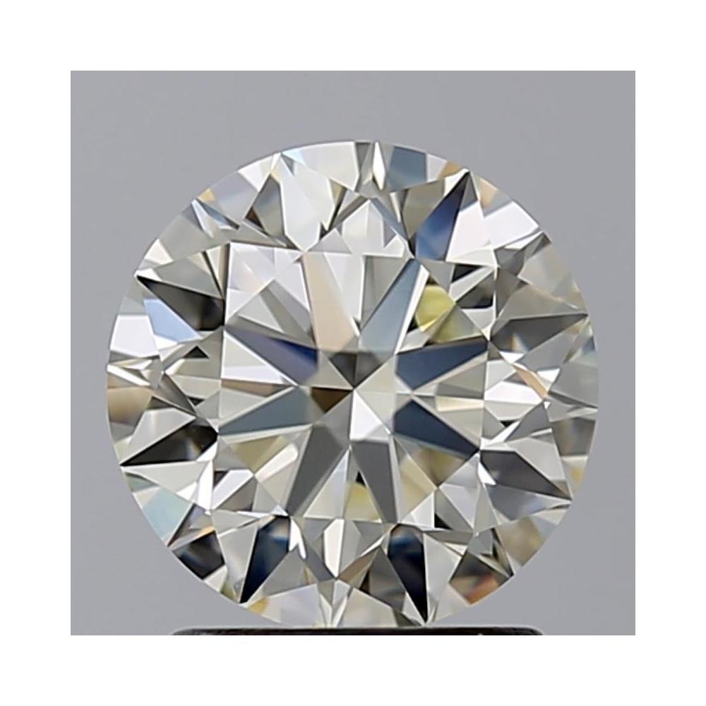 1.58 Carat Round Loose Diamond, M, VVS2, Super Ideal, GIA Certified