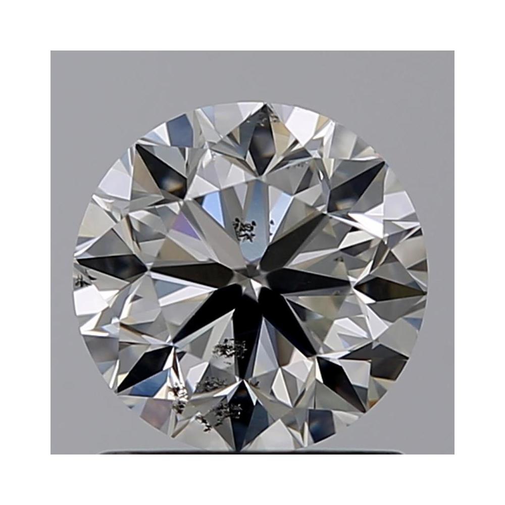 1.01 Carat Round Loose Diamond, H, SI2, Excellent, GIA Certified