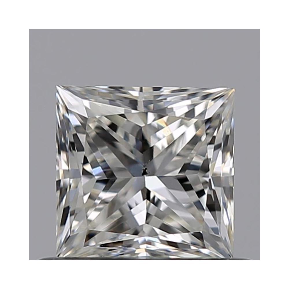0.56 Carat Princess Loose Diamond, I, SI1, Excellent, GIA Certified