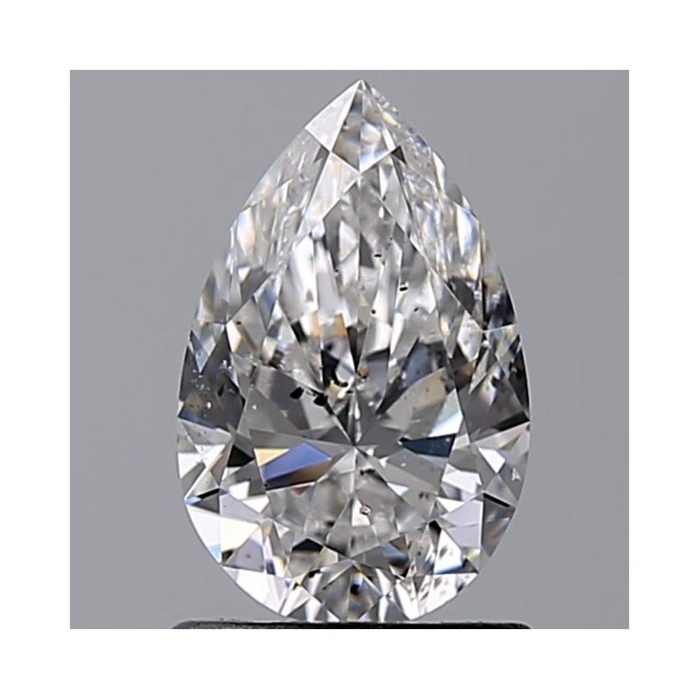 1.00 Carat Pear Loose Diamond, E, SI2, Super Ideal, GIA Certified