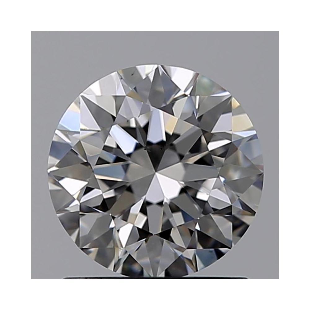 1.00 Carat Round Loose Diamond, G, VS2, Ideal, GIA Certified