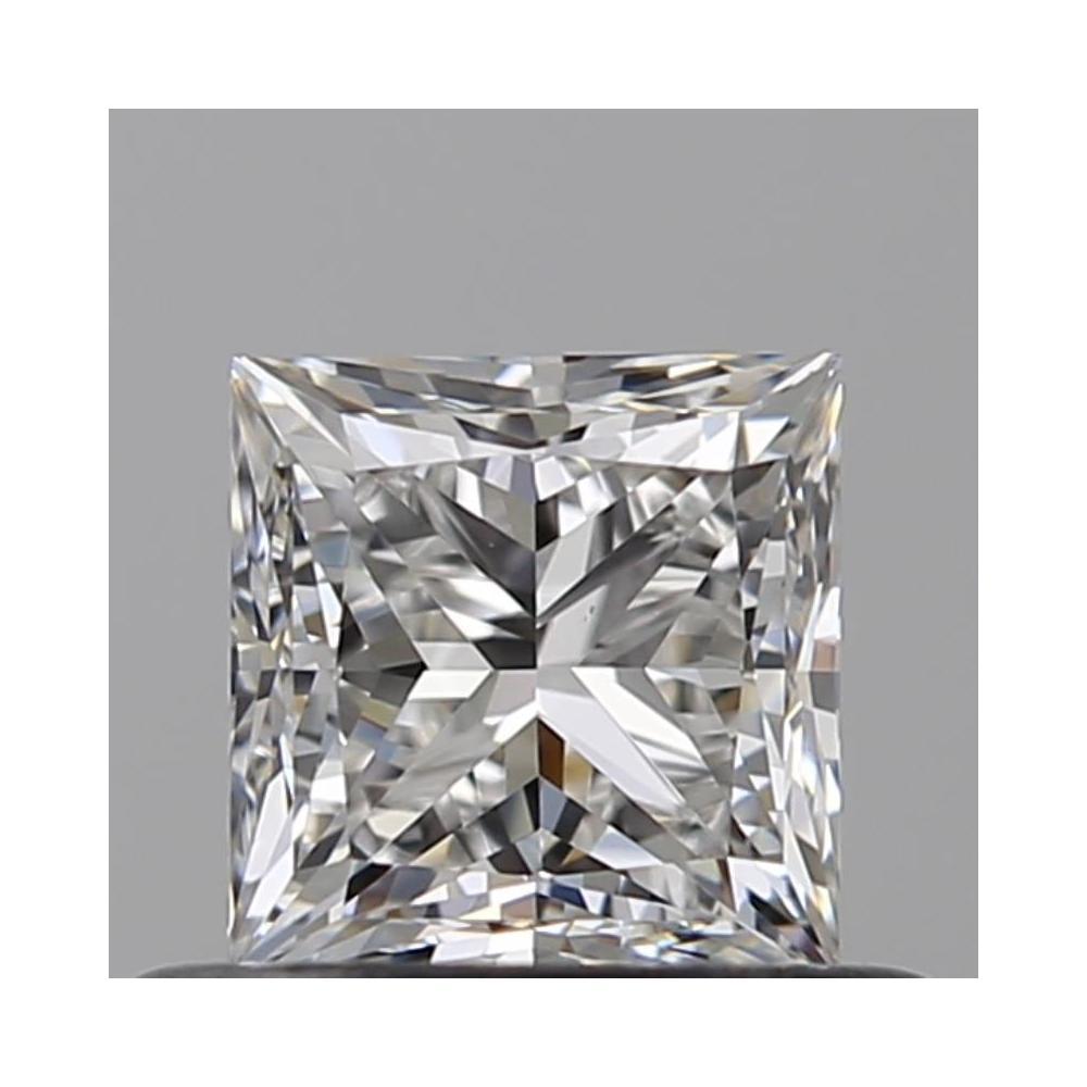 0.51 Carat Princess Loose Diamond, F, VVS2, Ideal, GIA Certified