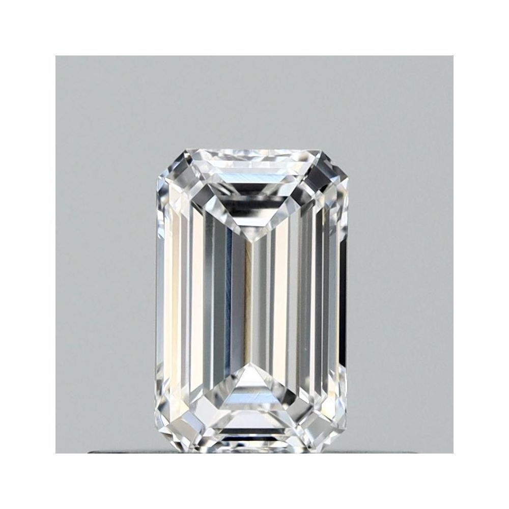 0.40 Carat Emerald Loose Diamond, D, VVS2, Ideal, GIA Certified | Thumbnail