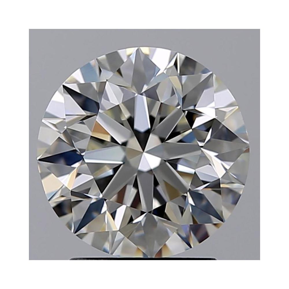 2.00 Carat Round Loose Diamond, I, VVS2, Ideal, GIA Certified