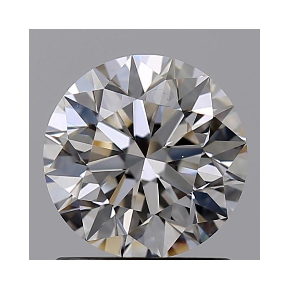 1.00 Carat Round Loose Diamond, H, VS1, Super Ideal, GIA Certified