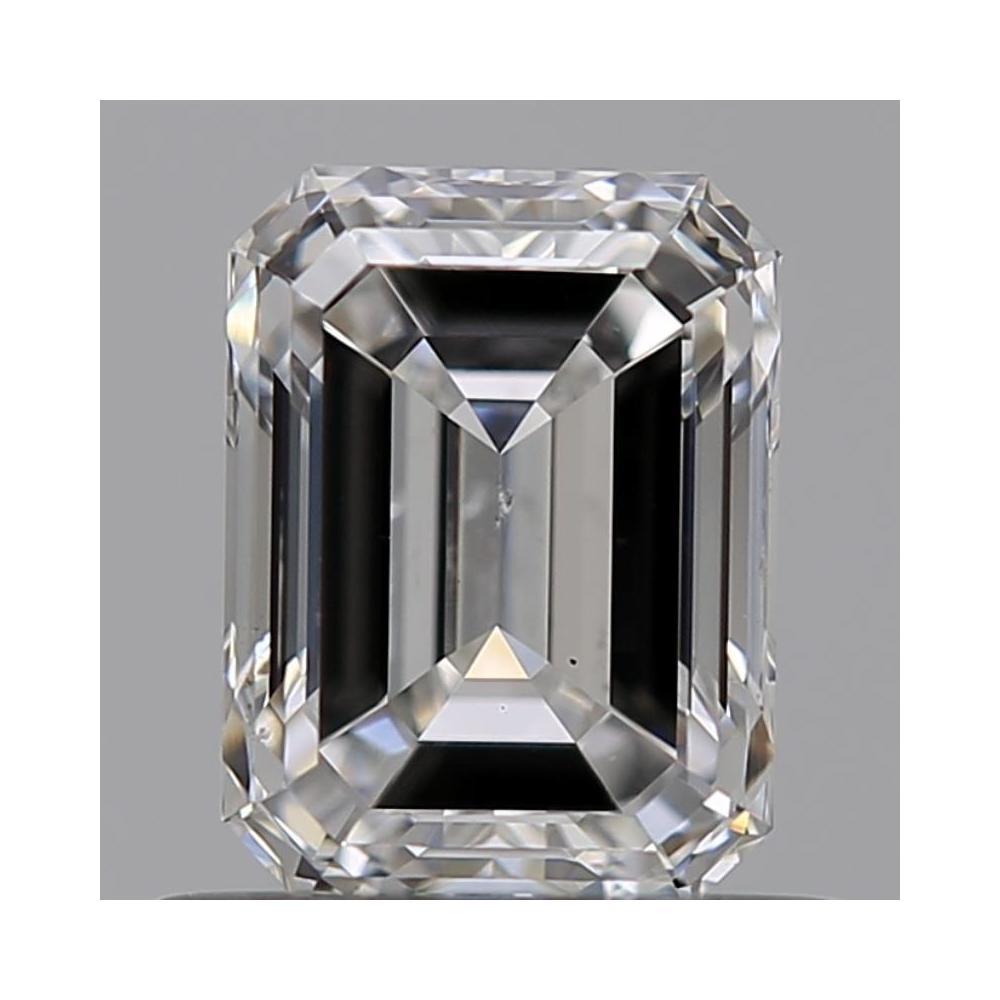 0.70 Carat Emerald Loose Diamond, F, SI1, Ideal, GIA Certified | Thumbnail