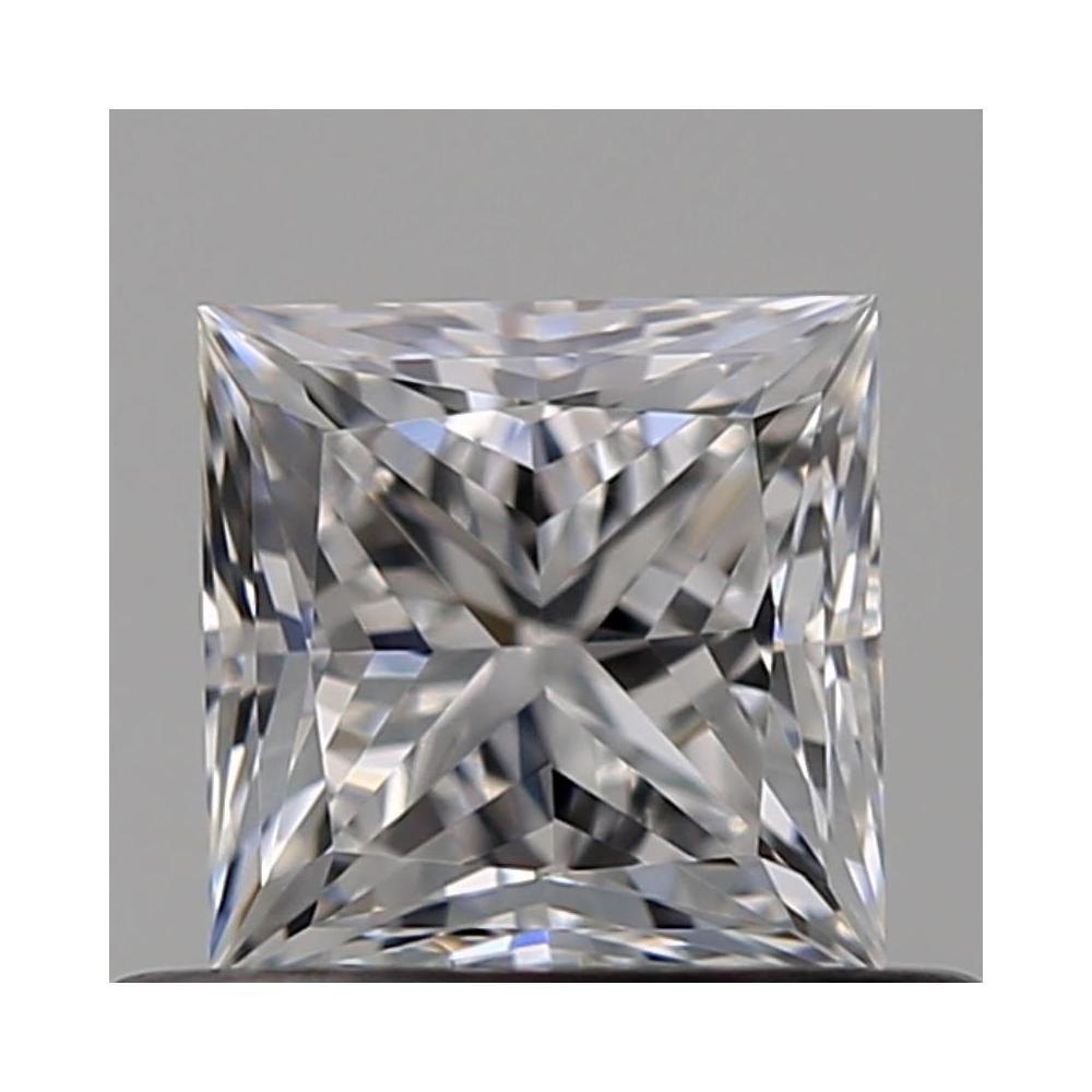 0.51 Carat Princess Loose Diamond, D, VVS2, Excellent, GIA Certified | Thumbnail