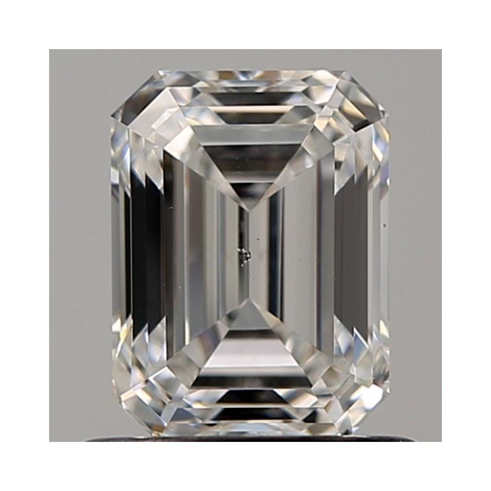 0.82 Carat Emerald Loose Diamond, F, SI1, Ideal, GIA Certified