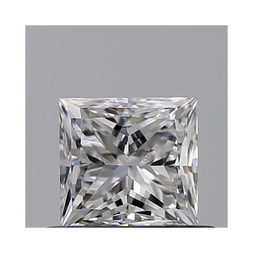 0.51 Carat Princess Loose Diamond, F, VS2, Excellent, GIA Certified