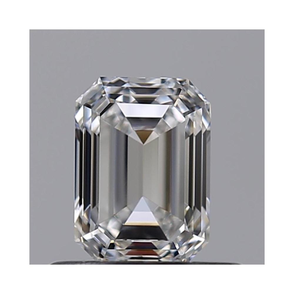 0.51 Carat Emerald Loose Diamond, E, VVS2, Ideal, GIA Certified | Thumbnail