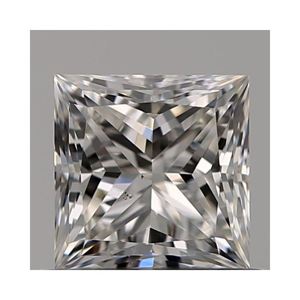 0.60 Carat Princess Loose Diamond, H, SI1, Excellent, GIA Certified