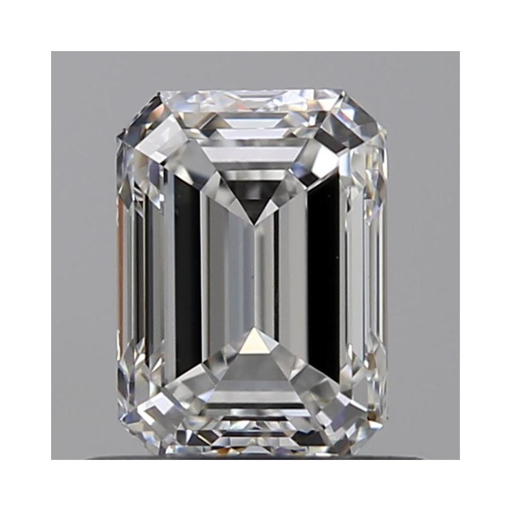 0.70 Carat Emerald Loose Diamond, F, VVS2, Ideal, GIA Certified | Thumbnail