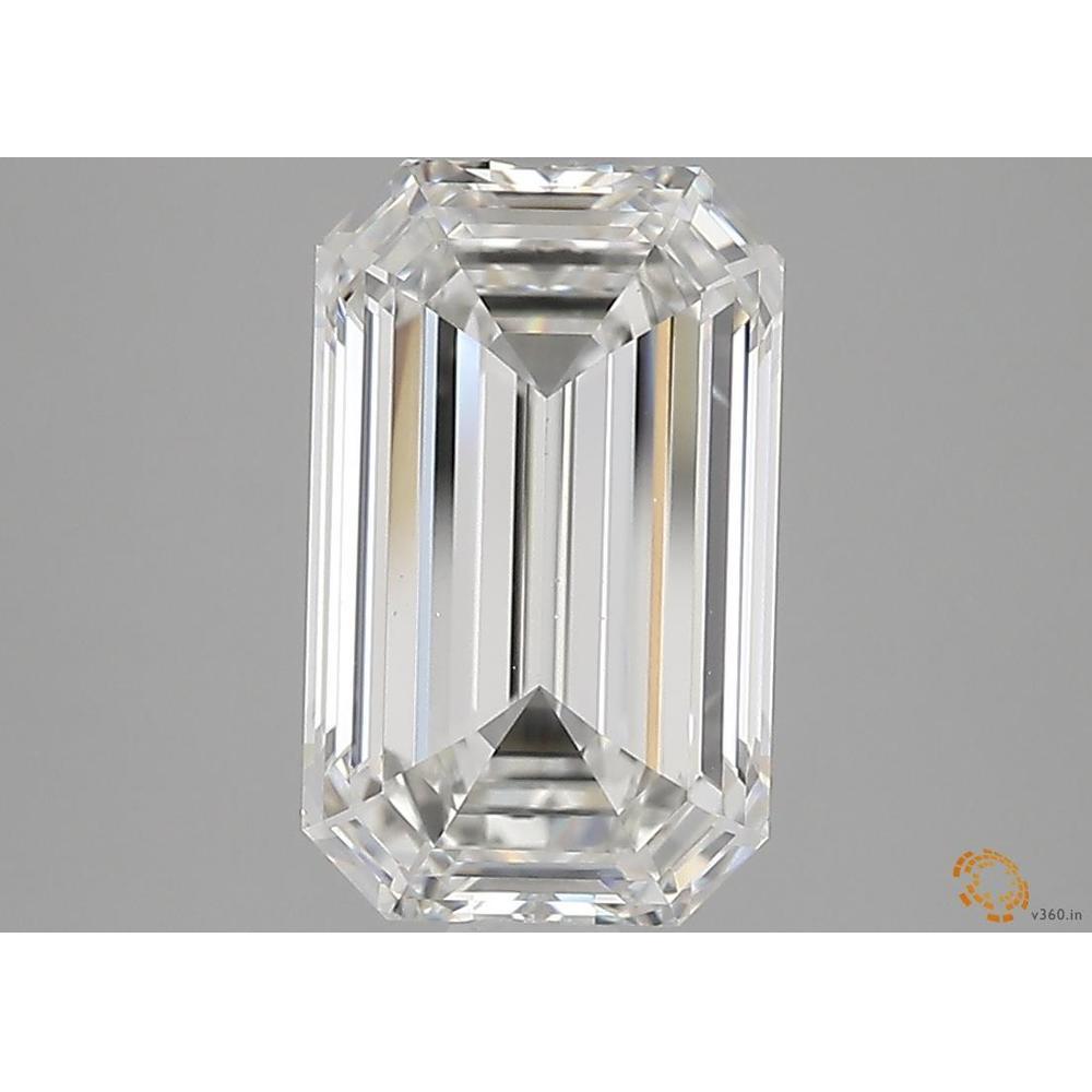 3.00 Carat Emerald Loose Diamond, H, VS2, Super Ideal, GIA Certified | Thumbnail
