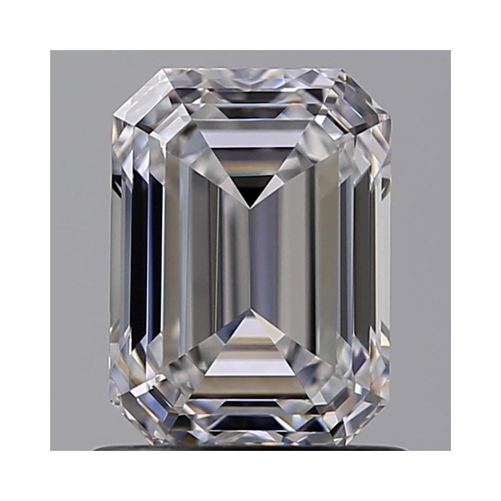 1.00 Carat Emerald Loose Diamond, D, VVS2, Super Ideal, GIA Certified | Thumbnail