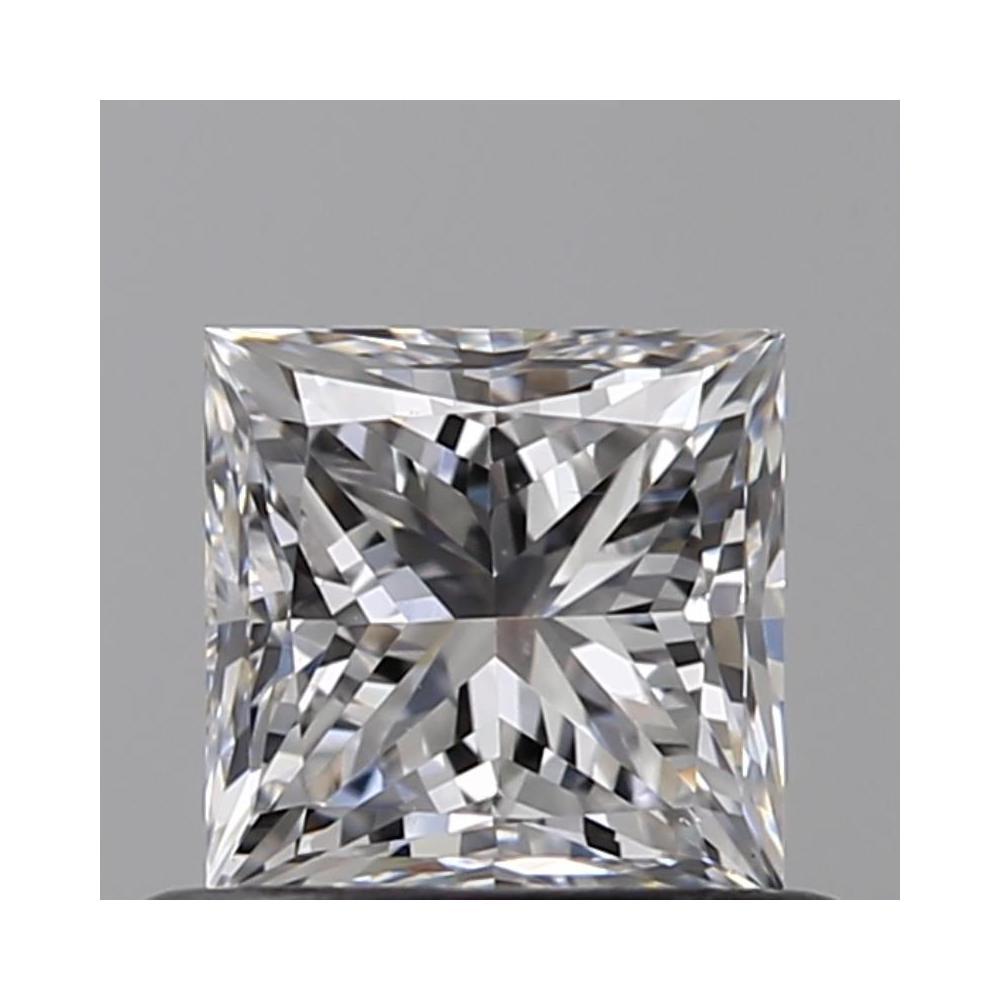 0.60 Carat Princess Loose Diamond, D, VS2, Excellent, GIA Certified | Thumbnail