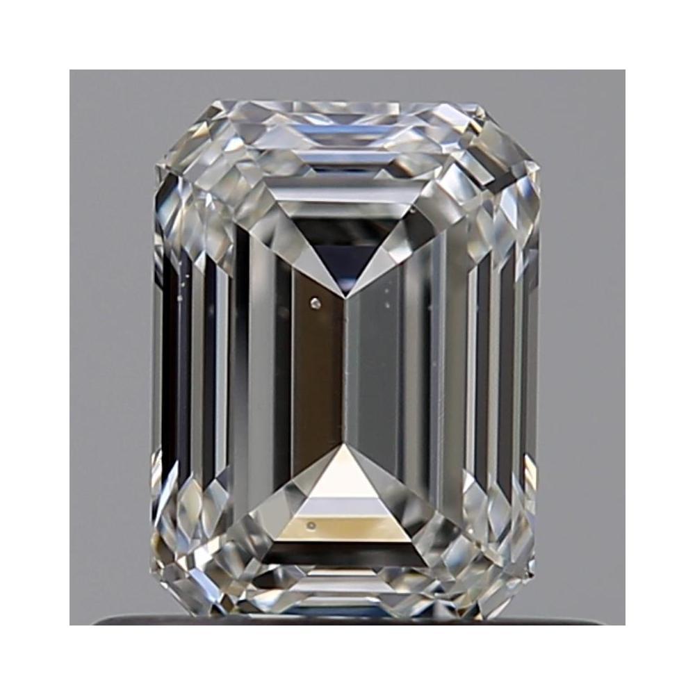 0.61 Carat Emerald Loose Diamond, H, VS2, Ideal, GIA Certified