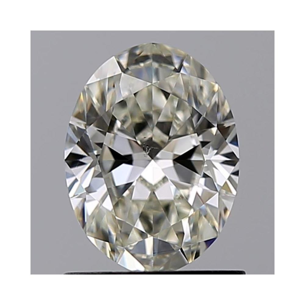 1.00 Carat Oval Loose Diamond, K, SI1, Super Ideal, GIA Certified | Thumbnail