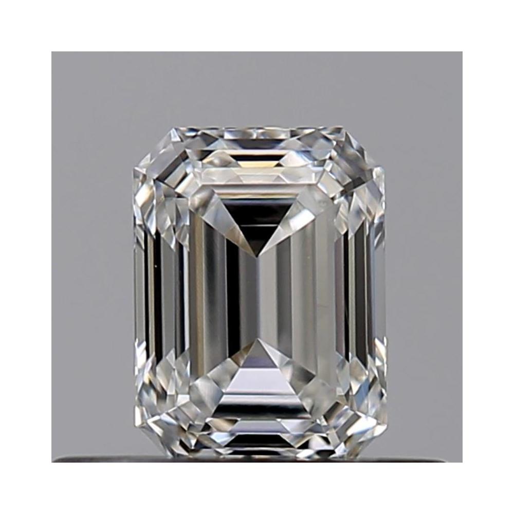 0.35 Carat Emerald Loose Diamond, F, VS1, Excellent, GIA Certified