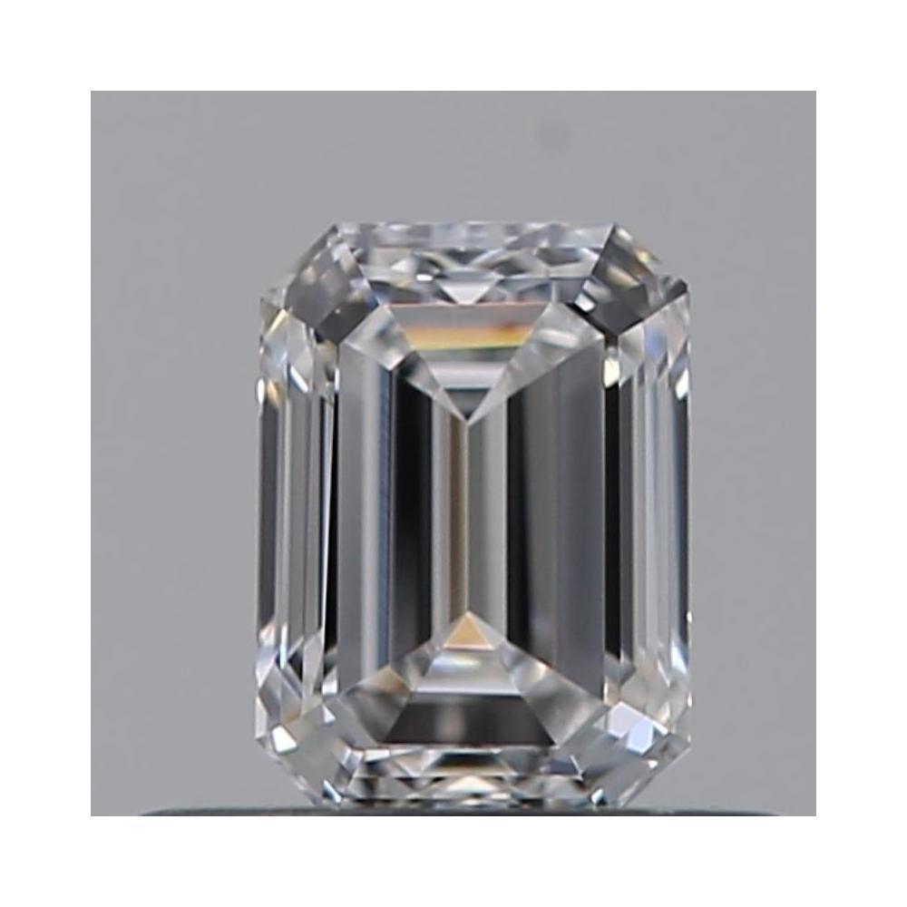 0.41 Carat Emerald Loose Diamond, F, VVS2, Ideal, GIA Certified