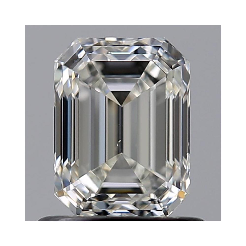 0.90 Carat Emerald Loose Diamond, H, VS2, Ideal, GIA Certified | Thumbnail