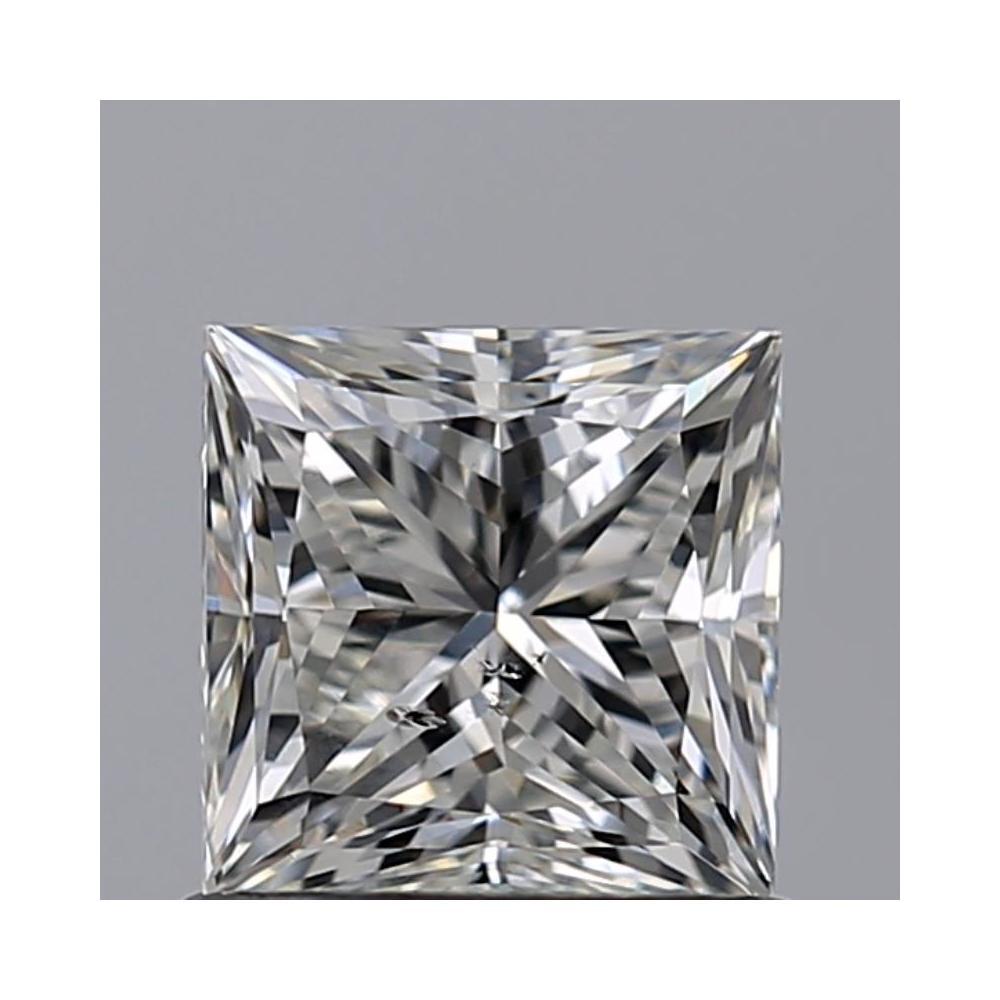 0.90 Carat Princess Loose Diamond, I, SI2, Very Good, GIA Certified