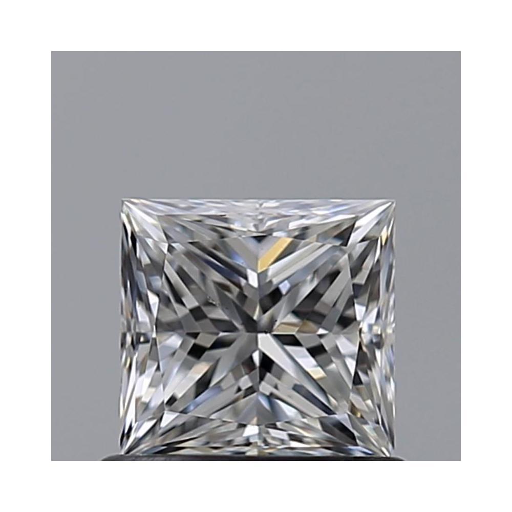 0.70 Carat Princess Loose Diamond, F, VS1, Excellent, GIA Certified | Thumbnail