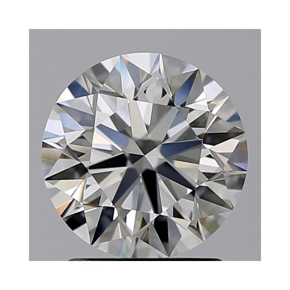 1.50 Carat Round Loose Diamond, H, VVS1, Super Ideal, GIA Certified