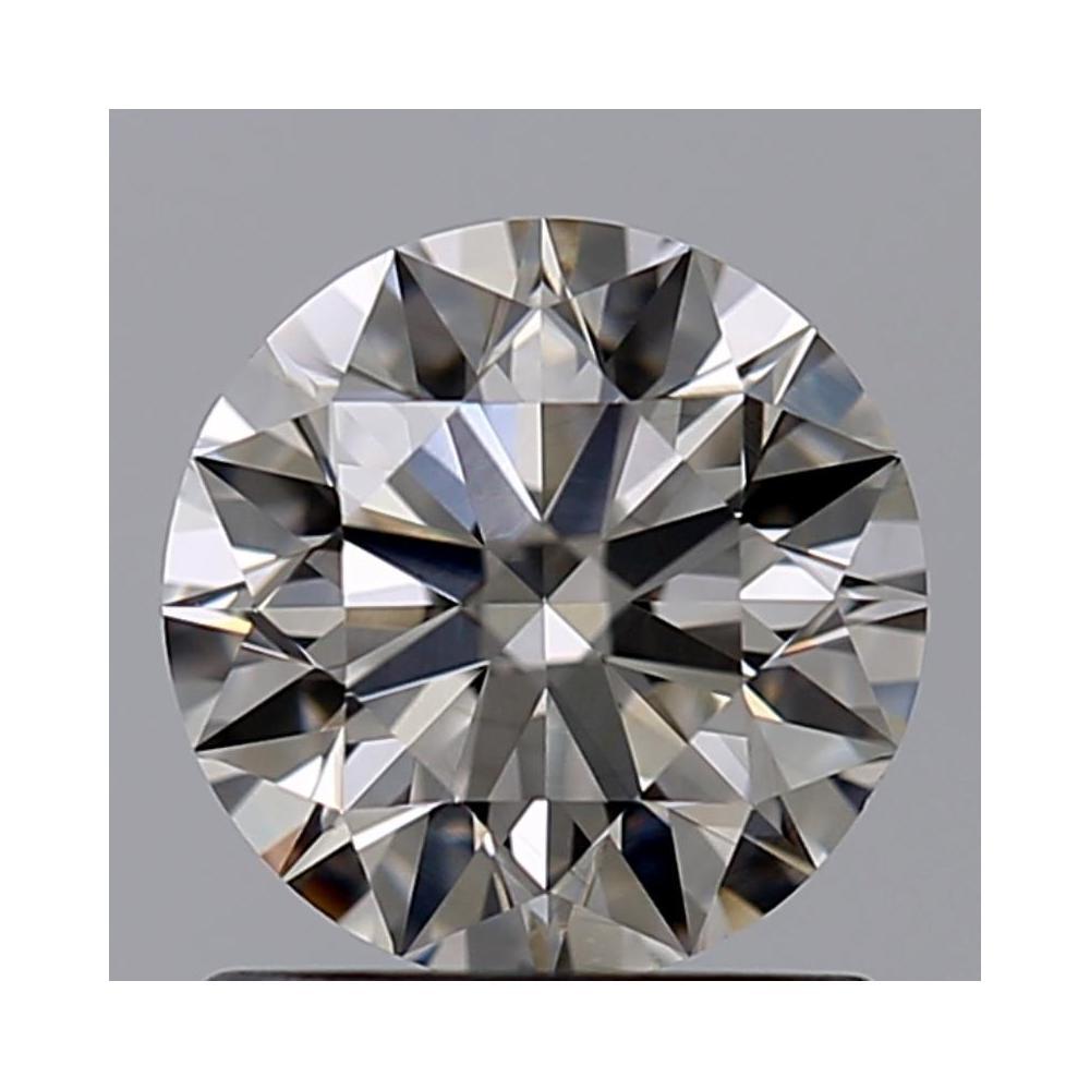 1.00 Carat Round Loose Diamond, K, VVS1, Super Ideal, GIA Certified
