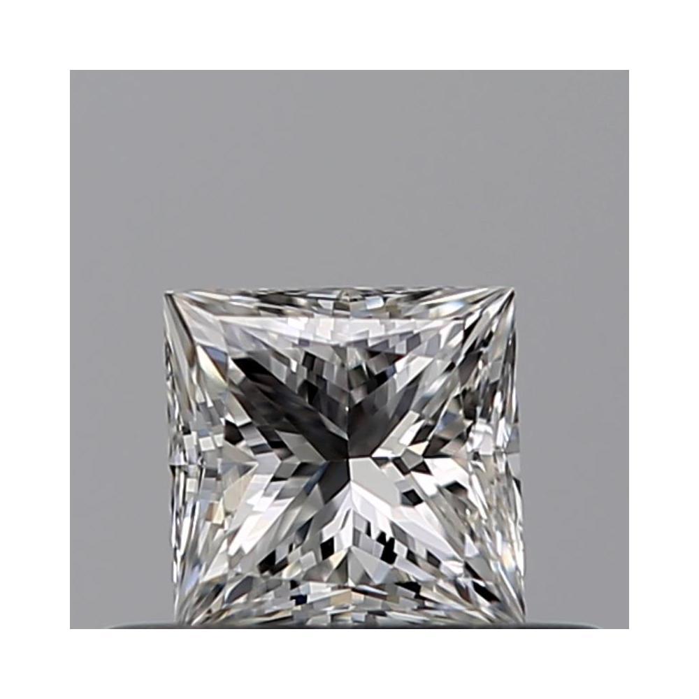 0.30 Carat Princess Loose Diamond, F, VVS2, Ideal, GIA Certified | Thumbnail