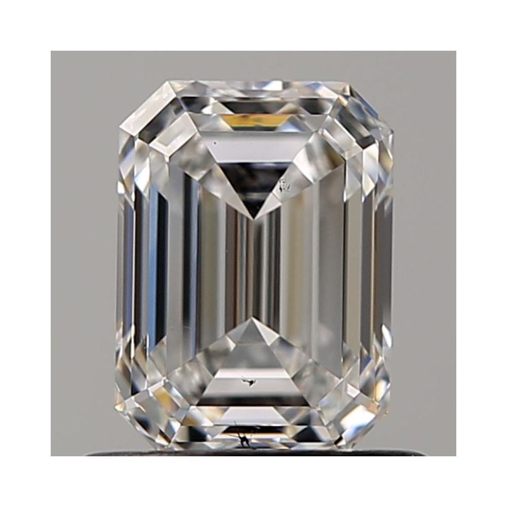 0.73 Carat Emerald Loose Diamond, D, SI1, Ideal, GIA Certified | Thumbnail