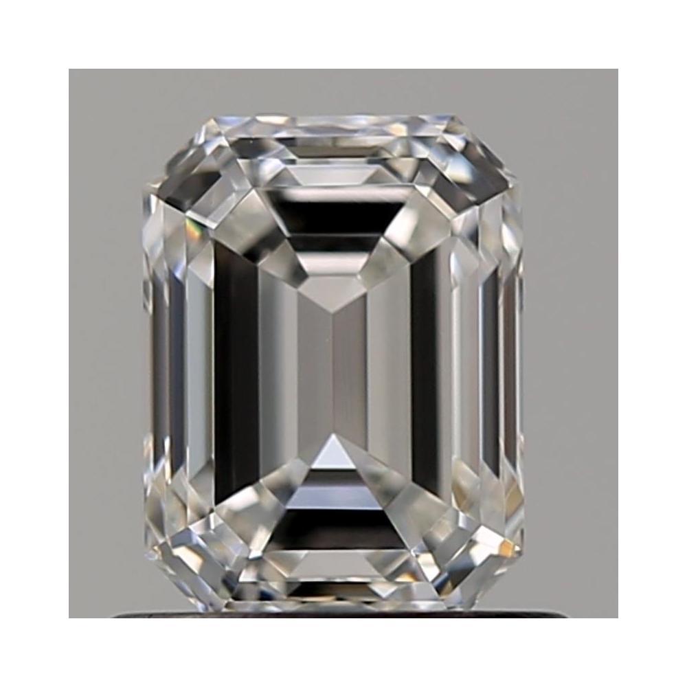 0.81 Carat Emerald Loose Diamond, F, VVS2, Ideal, GIA Certified | Thumbnail