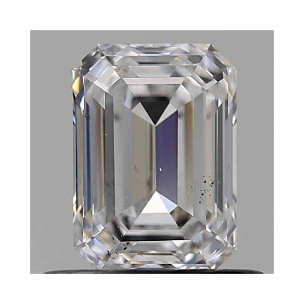 0.60 Carat Emerald Loose Diamond, D, VS2, Ideal, GIA Certified | Thumbnail