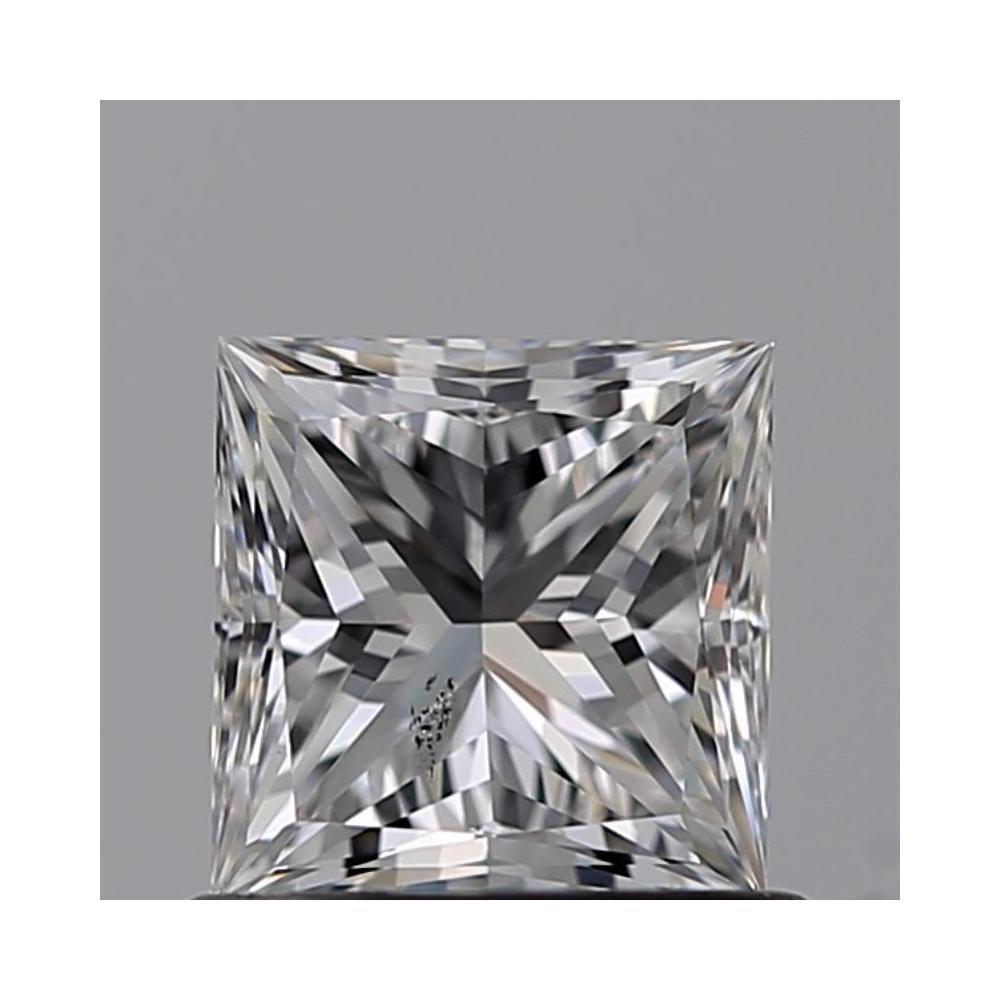 0.70 Carat Princess Loose Diamond, E, SI2, Ideal, GIA Certified | Thumbnail