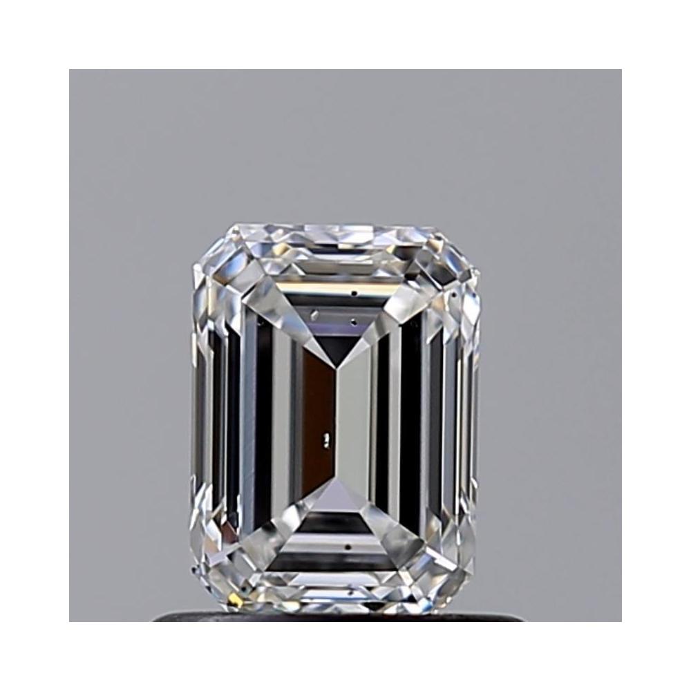 0.70 Carat Emerald Loose Diamond, F, SI1, Super Ideal, GIA Certified