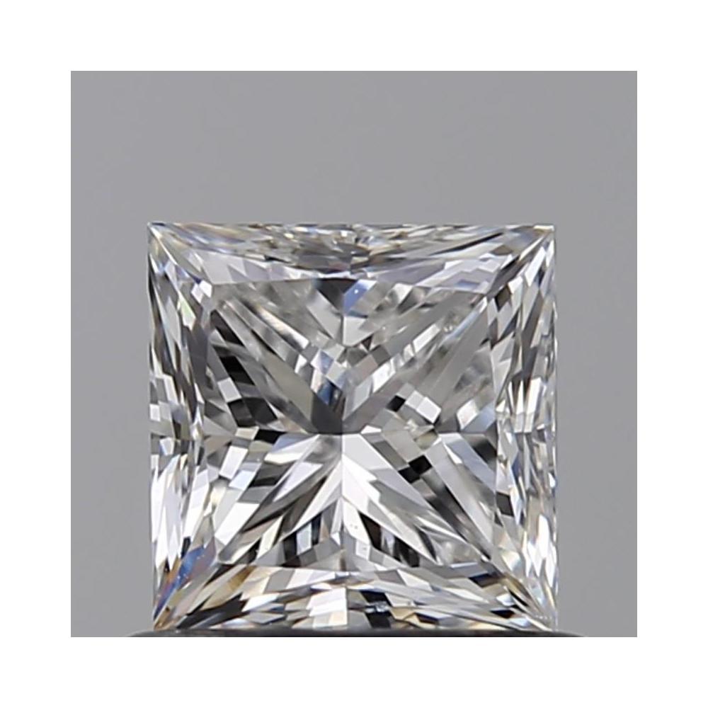 0.78 Carat Princess Loose Diamond, F, SI1, Very Good, GIA Certified | Thumbnail