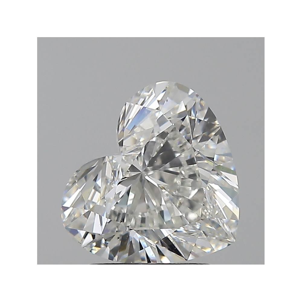 2.01 Carat Heart Loose Diamond, E, VS2, Ideal, GIA Certified | Thumbnail