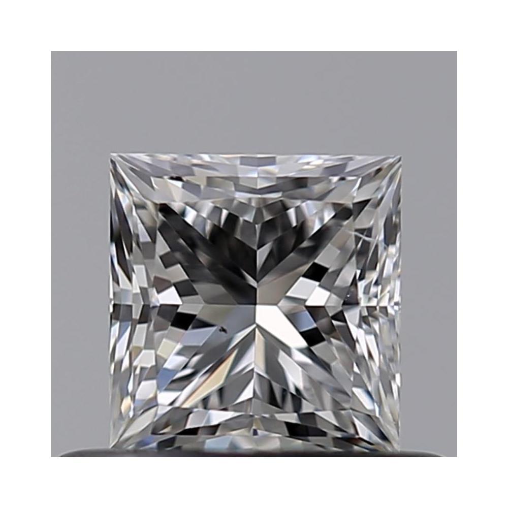 0.50 Carat Princess Loose Diamond, F, SI1, Ideal, GIA Certified