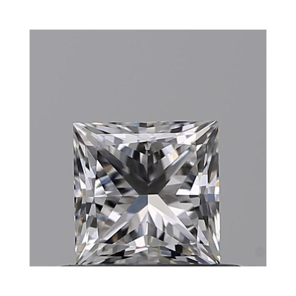 0.50 Carat Princess Loose Diamond, E, VVS2, Ideal, GIA Certified