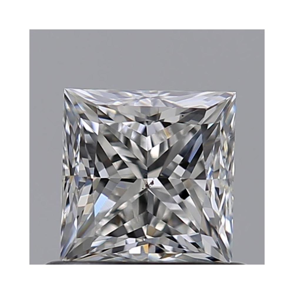 0.70 Carat Princess Loose Diamond, G, SI1, Very Good, GIA Certified | Thumbnail
