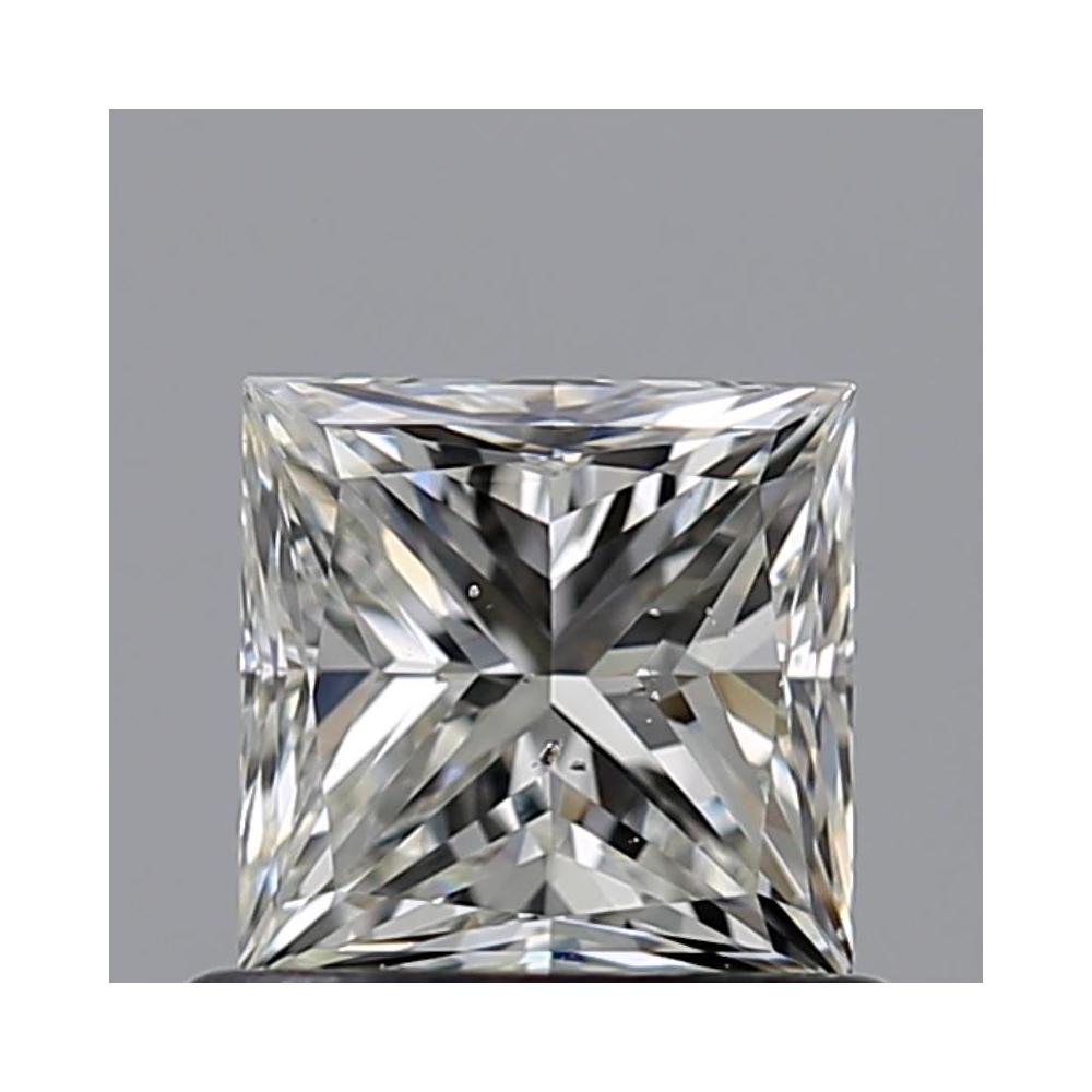 0.71 Carat Princess Loose Diamond, I, SI1, Good, GIA Certified | Thumbnail